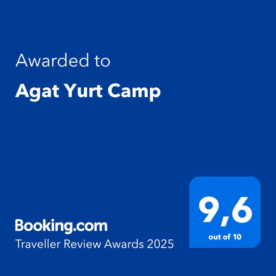 Bed and Breakfast Agat Yurt Camp Каджи-Сай Экстерьер фото